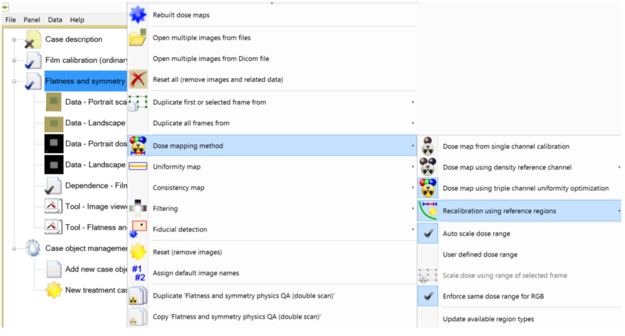 Image showing options under 'Dose mapping method'.