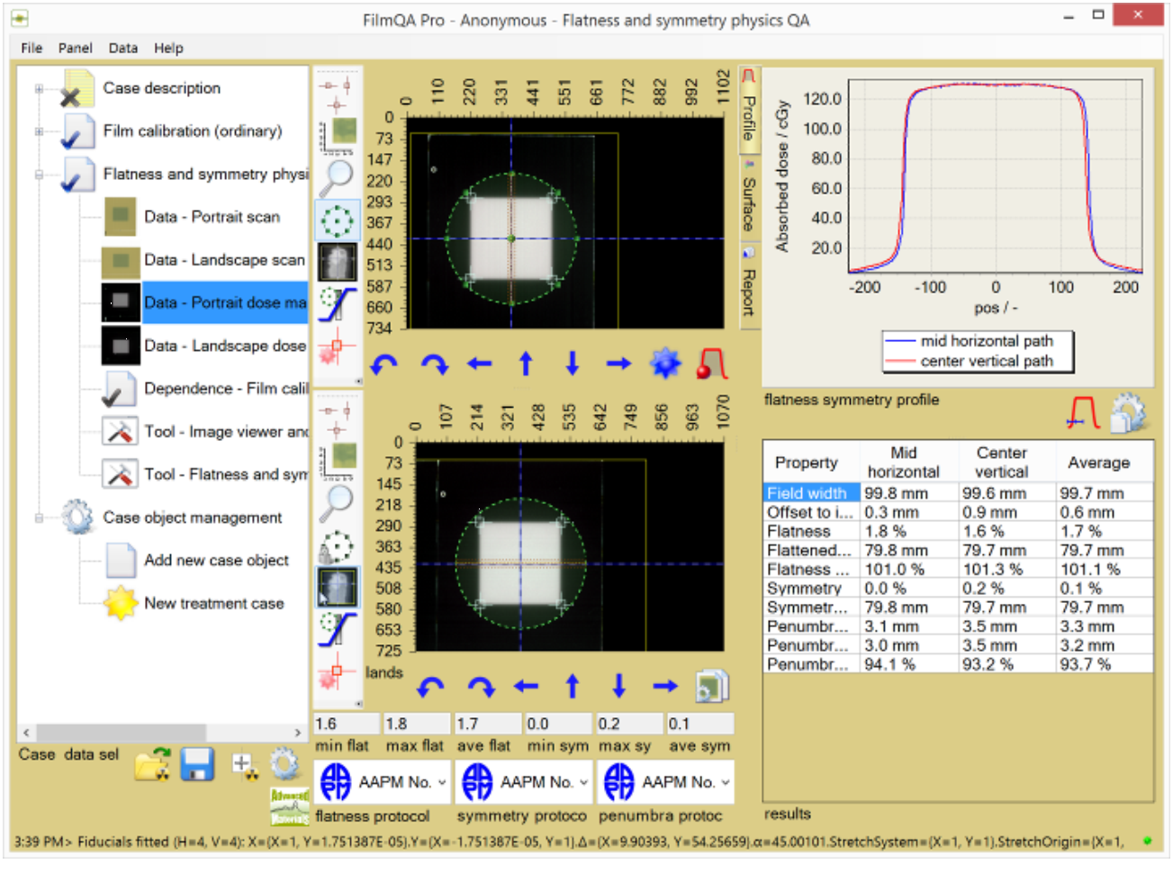 Image of the flatness symmetry tool.
