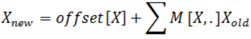 Image of x(new) equation.