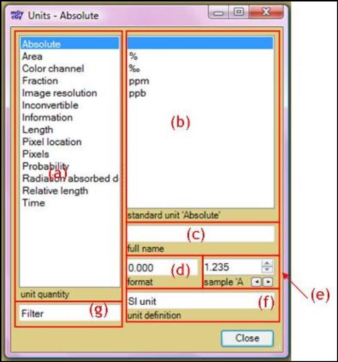 Screenshot of scanner data window.