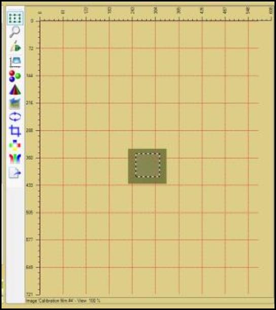 Screenshot of editor coordinate system interface with image coordinates turned on.