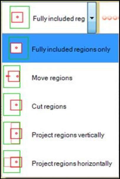 Screenshot of 'Fully included regions only' option.