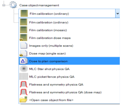Select 'Dose to plan comparison'.