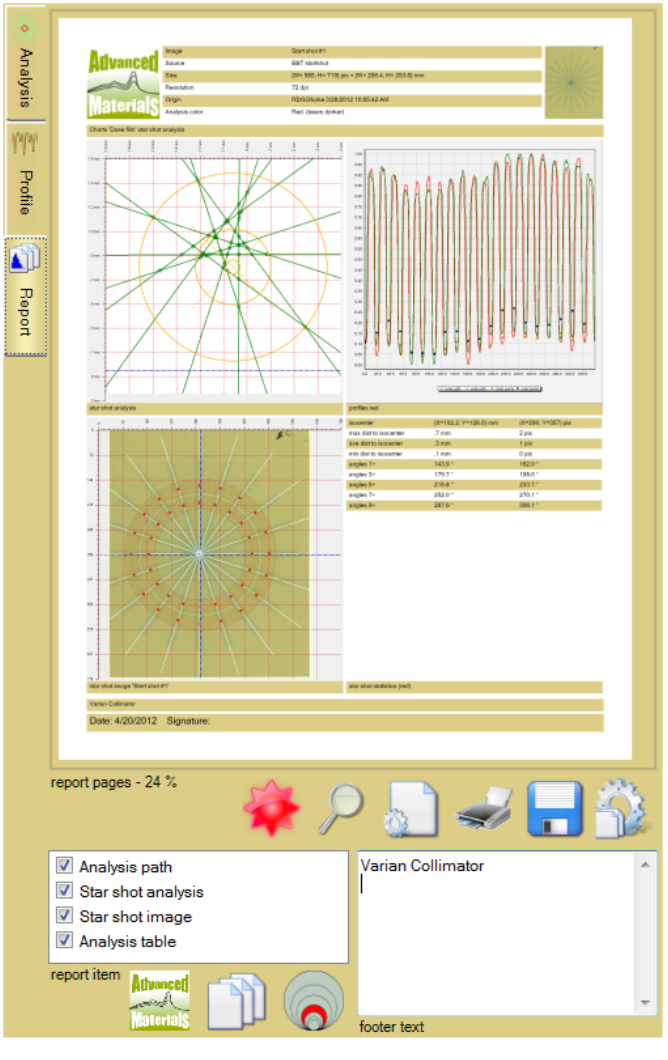 Image of report summarizing the results for the records.